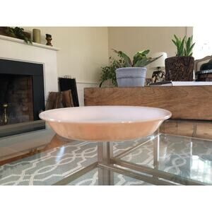 FIRE KING Peach/Copper Lusterware 9" Pie Plate #460